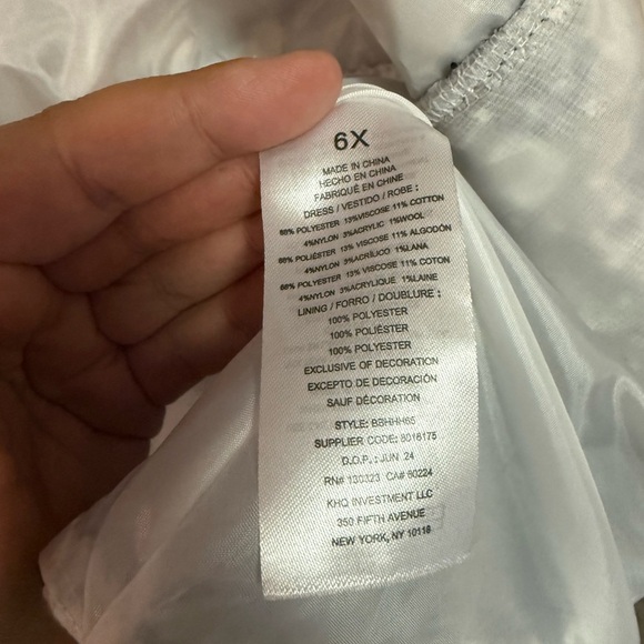 Blueberi Boulevard black & white tweed coat size 6x - Picture 8 of 8